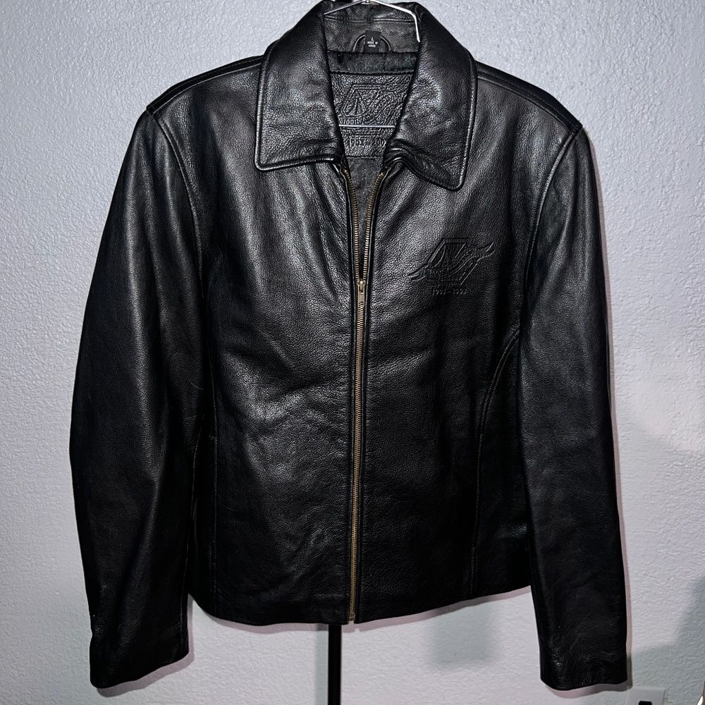 EUC Leather Coat 1903-2003 100th Anniversary